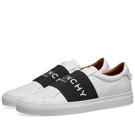 givenchy urban street elasticated-strap leather sneakers